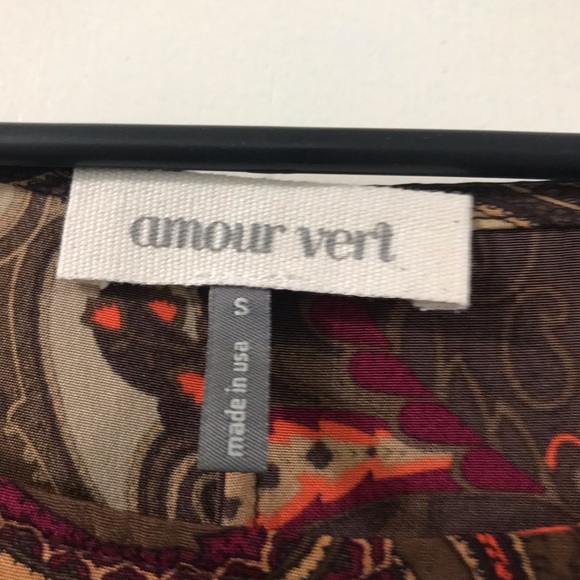 Amour Vert Silk Dress size S - Picture 4 of 4